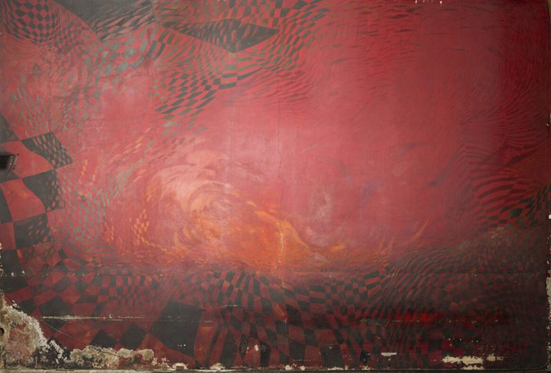 Mural “Terremoto” de Nemesio Antúnez (Fotografía: Pedro Bahamondes)
